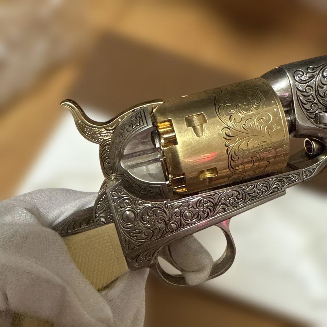 【装飾銃】【モデルガン】フランクリンミントカスター将軍のレボルバー