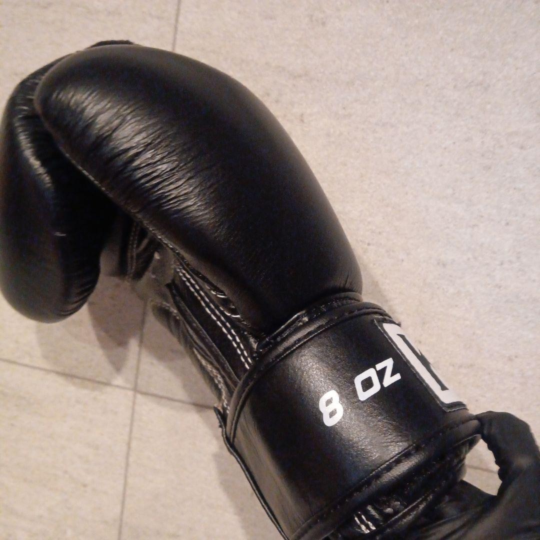 K-1 玖村将史　サイン入り ボクシンググローブ 黒