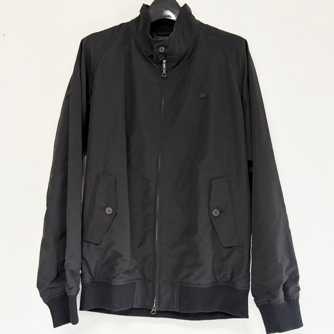 【 ラコステ 未使用 】軽量 ブラック スイングトップ スタンドブルゾン