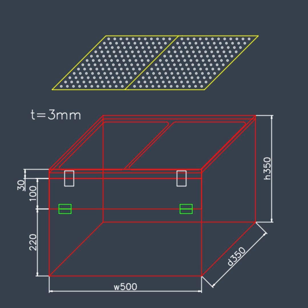 【M0906】オーダーメイドアクリル飼育ケース
