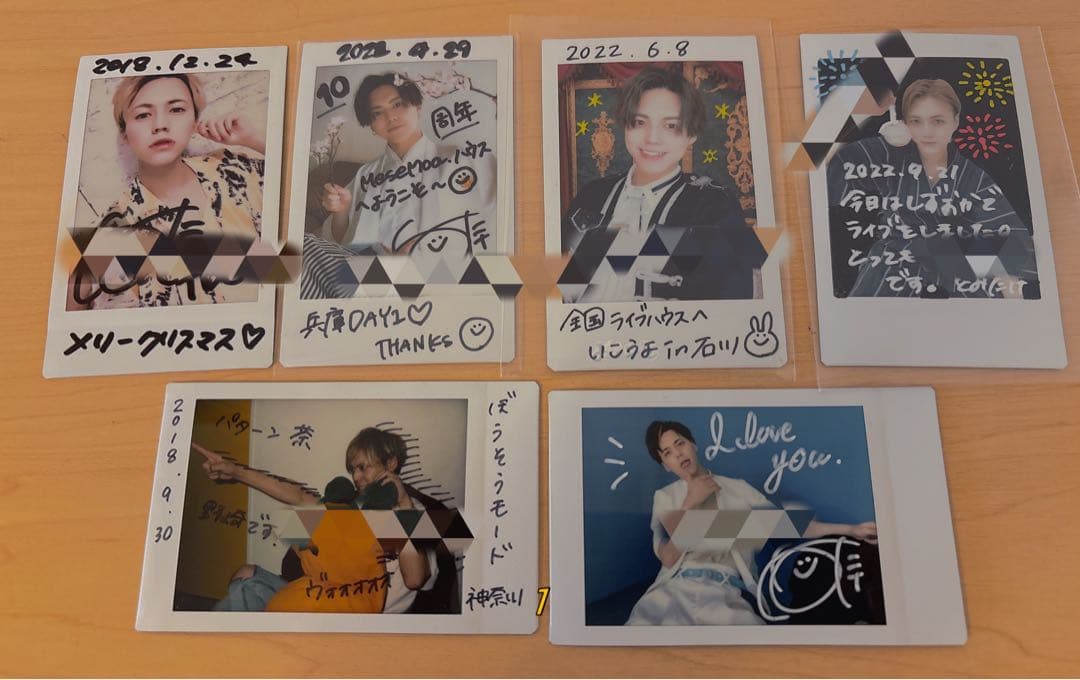 【バラ売り可】めせもあ。 MeseMoa. とみたけ　落書き　チェキ