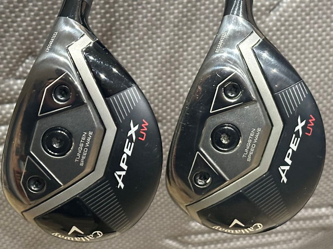 キャロウェイ ユーティリティAPEX UW 3U 17度、4U 21度　2本