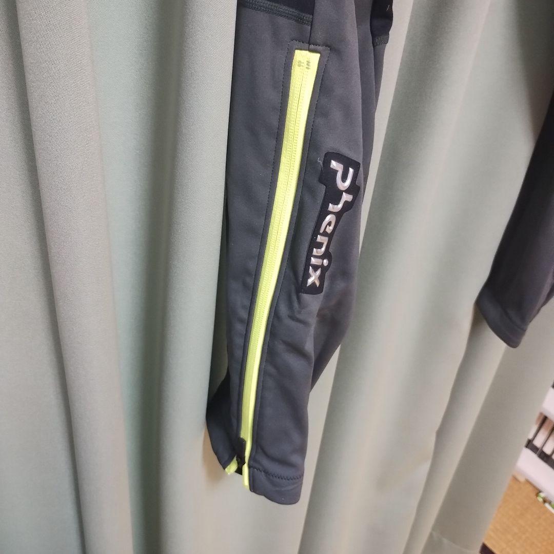 だんくん、phenix orcashellメンズジャージ グレー/ブラック