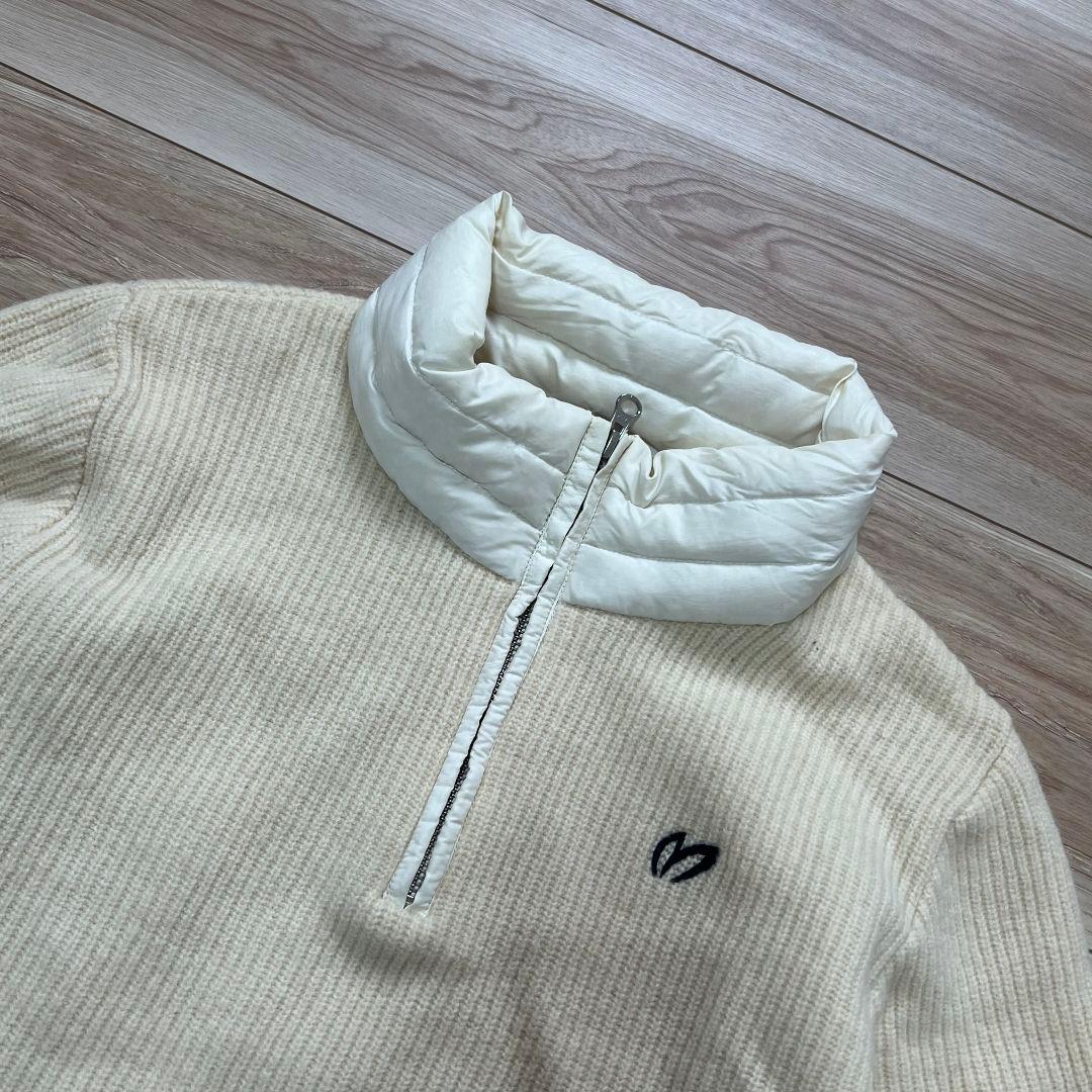 マスターバニー　ハーフジップ ハーフジップ ニット　中綿　メンズ　セーター　5