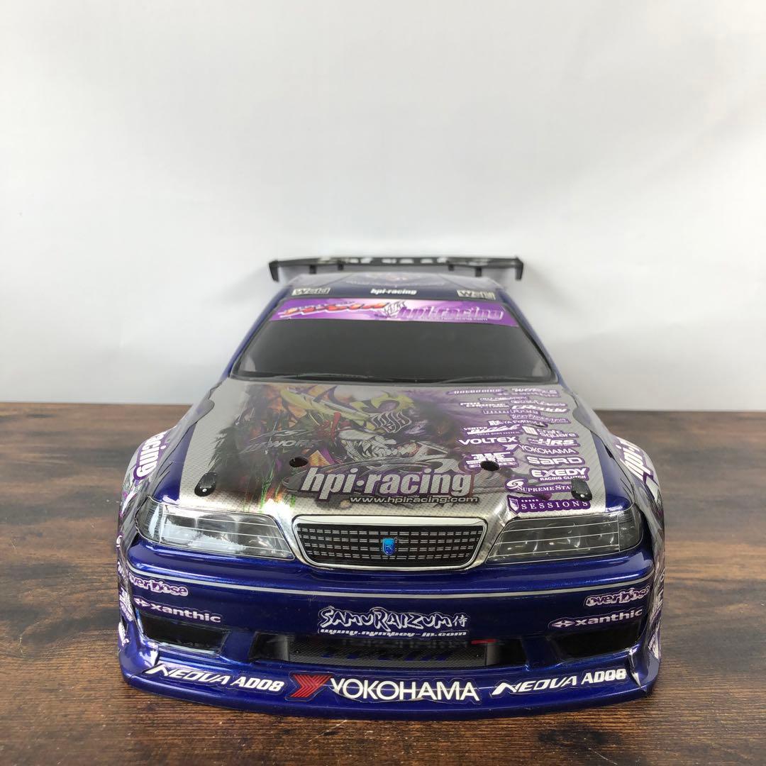 hpi トヨタ マーク2 1/10 ボディのみ リアウイング付