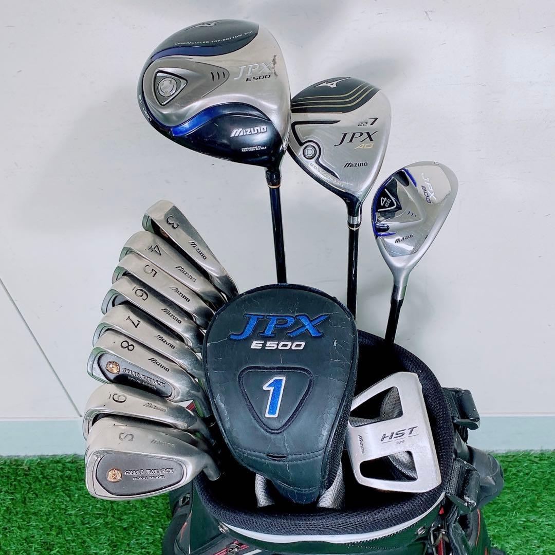 ゴルフクラブメンズセット　初心者　ミズノ　JPX E500 入門　 N1728