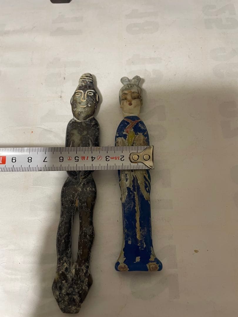 中国美術　人物像　玉石彫刻　古美術