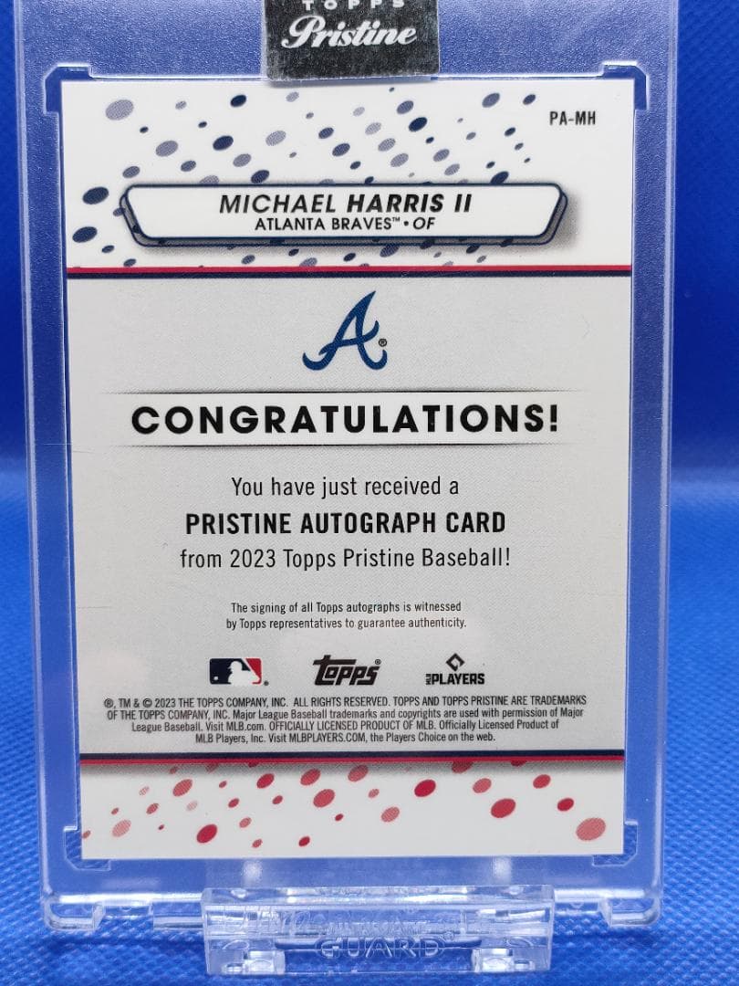 【2022ナ・リーグ新人王】 Michael Harris _オンカードサイン