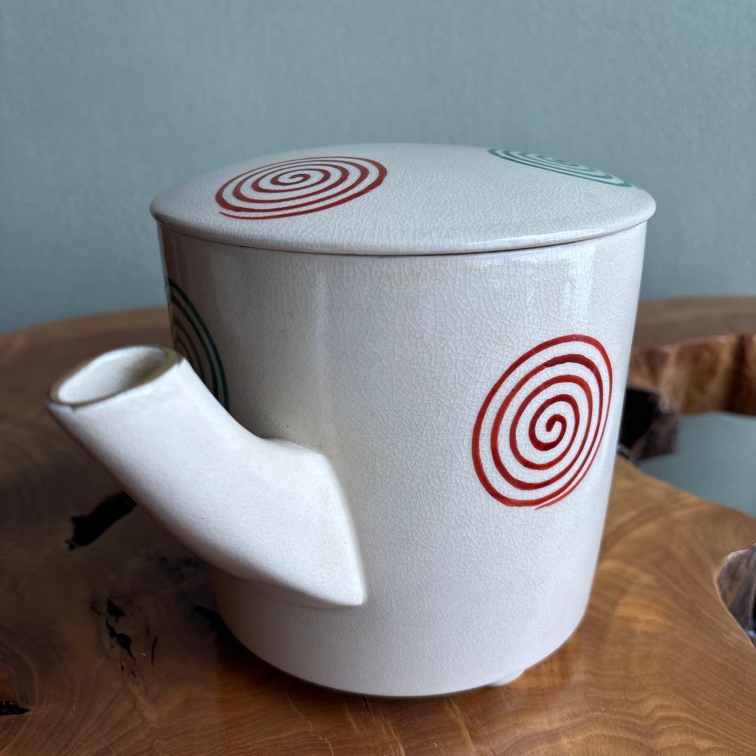 仁清写 水注 宝泉造 泉山窯 茶道具 共箱