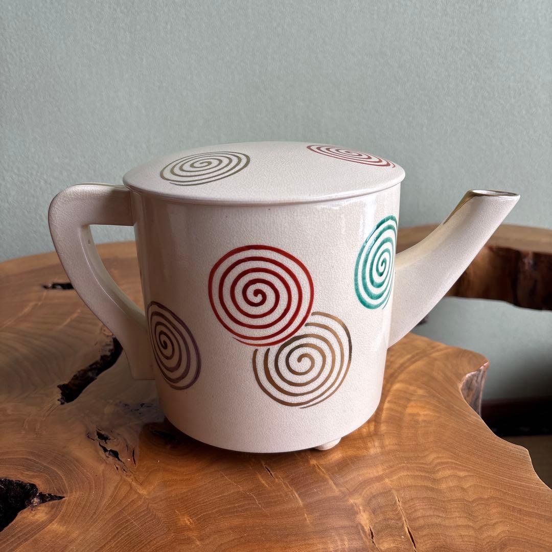 仁清写 水注 宝泉造 泉山窯 茶道具 共箱