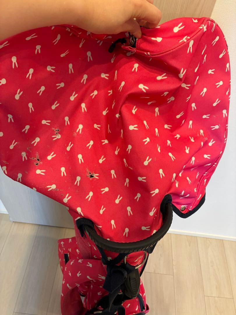 JACK BUNNY ピンク ゴルフバッグ