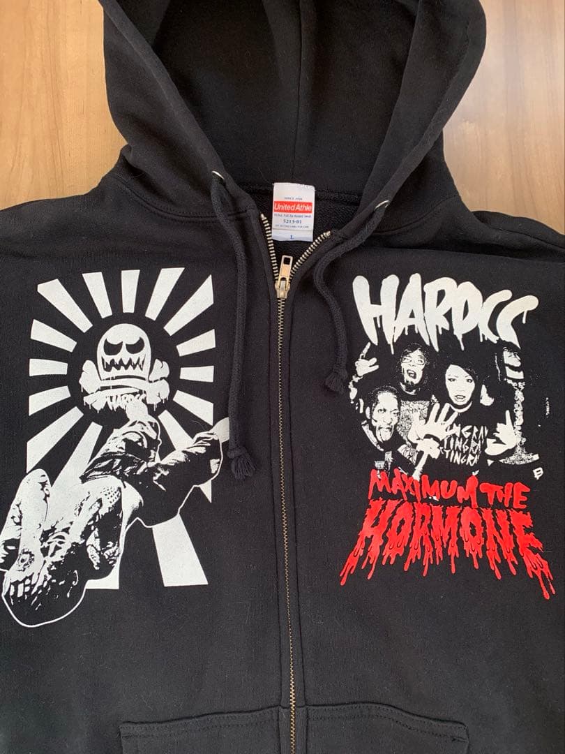 マキシマムザホルモン　ハードコアチョコレートコラボパーカー