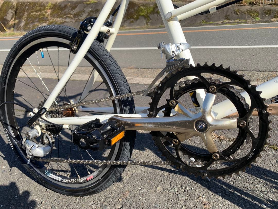 【即乘】送料無料 BRUNOミニベロ小径車 ロードバイク 16速 20インチ