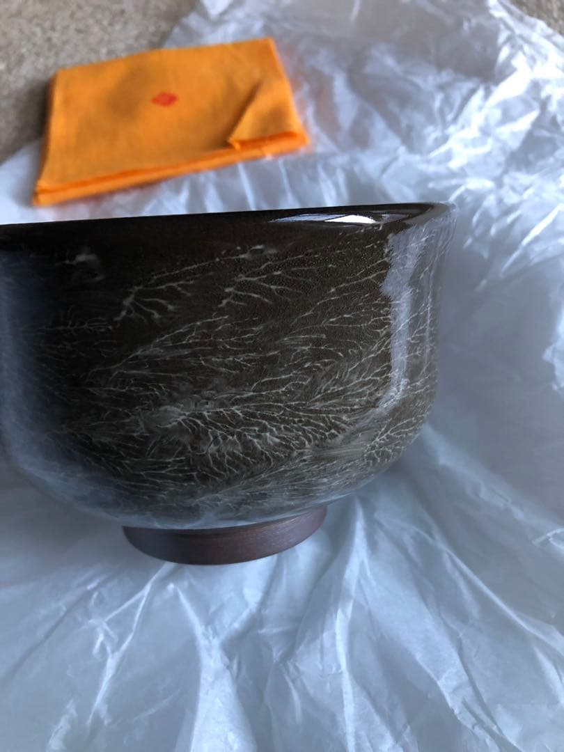 銀河流星　茶盌　十三代臥牛窯　悟龍作　共箱入