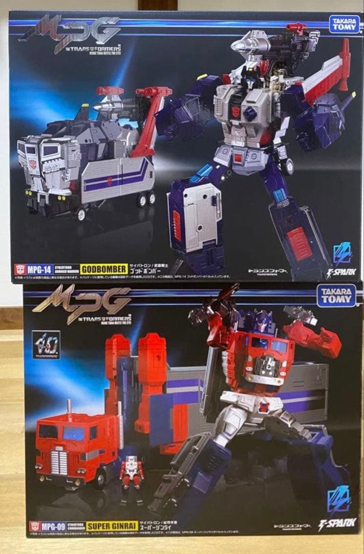 トランスフォーマー MPGスーパージンライ　ゴッドボンバー　セット