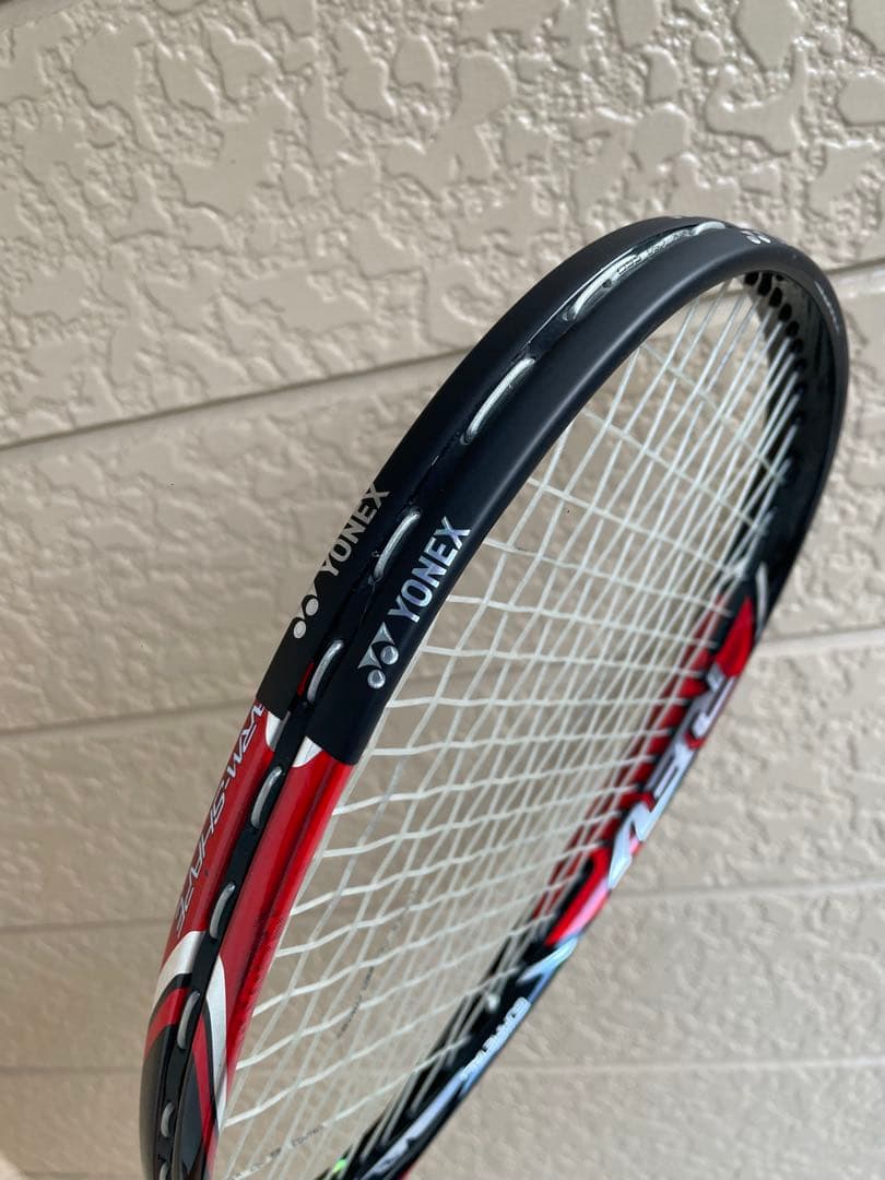 美品 YONEX NANOFORCE 7S 軟式テニスラケット 90SQ.IN