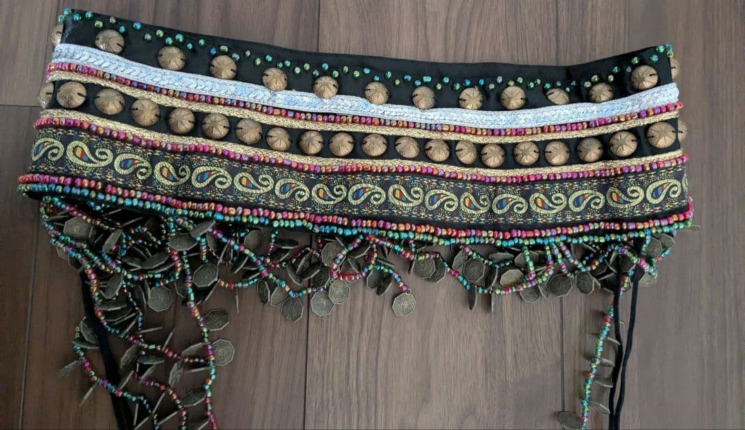 ベリーダンス トライバル衣装 ブラベルトセット