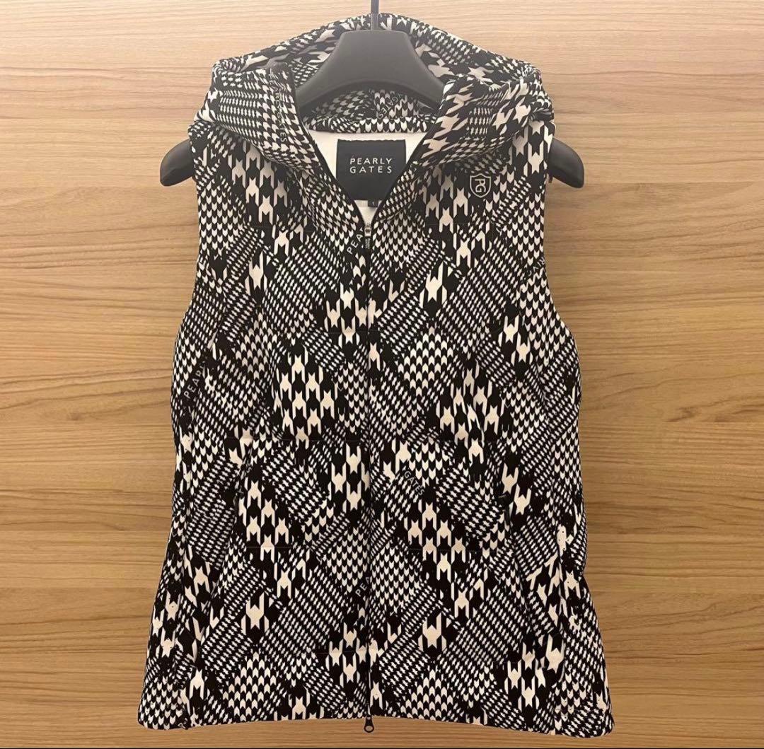 パーリーゲイツ　千鳥柄　ベスト　サイズ1