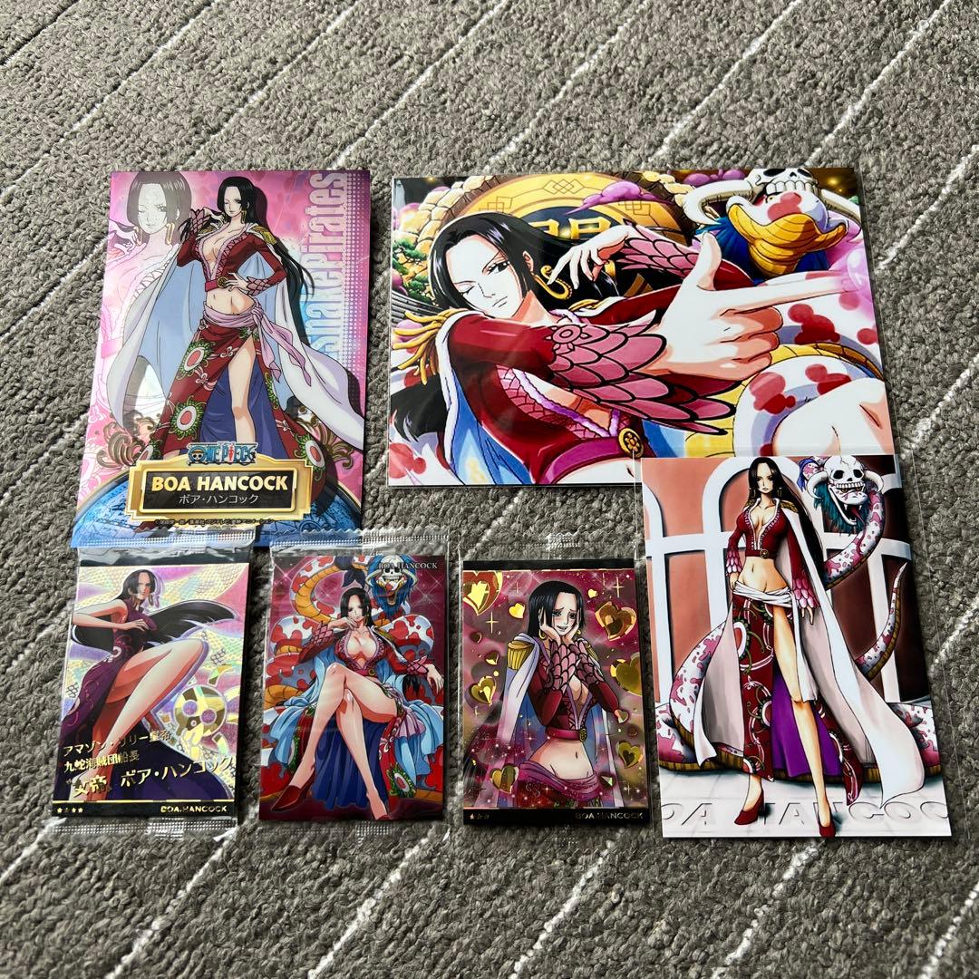 ワンピース　ウエハース　カード　ハンコック　6点セット
