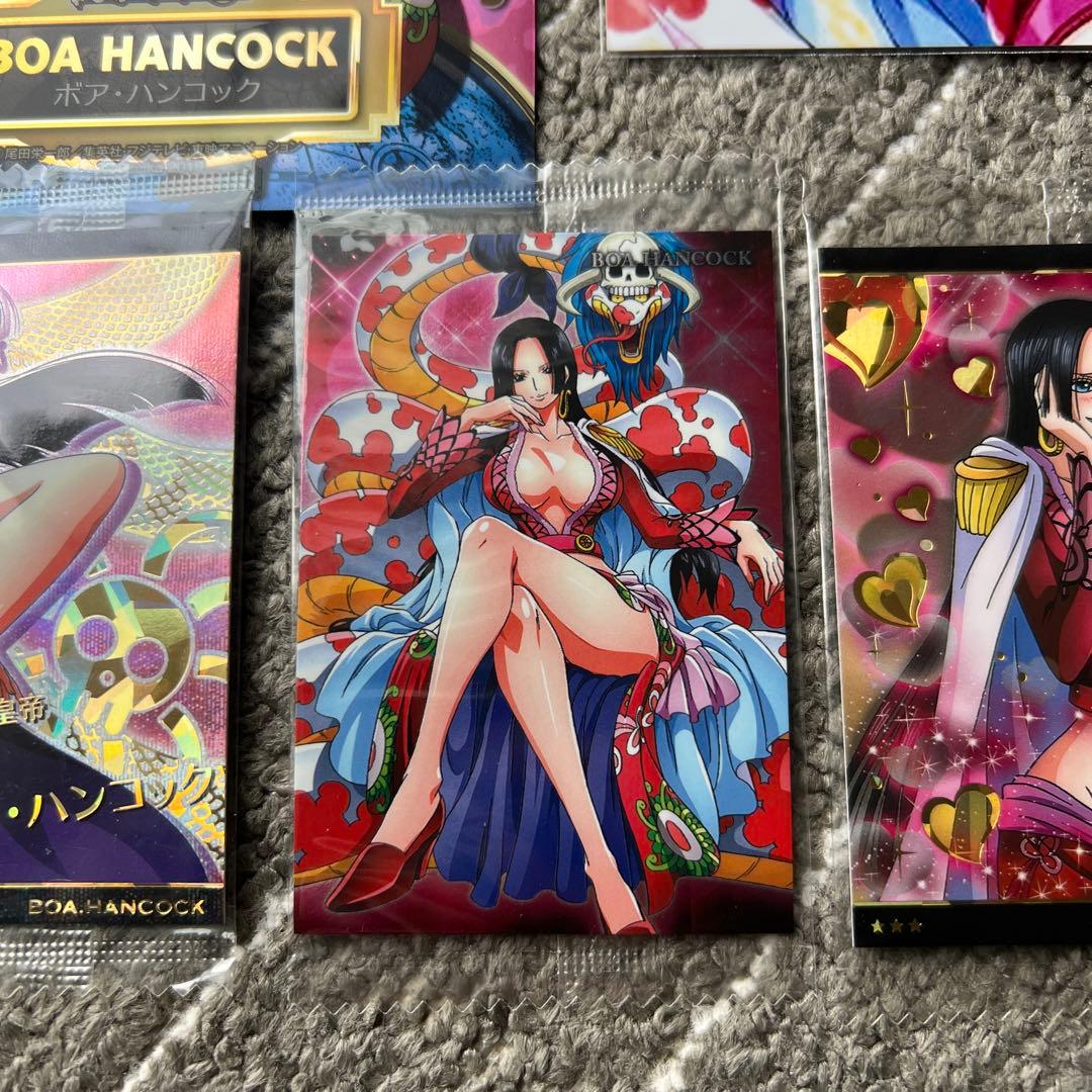 ワンピース　ウエハース　カード　ハンコック　6点セット