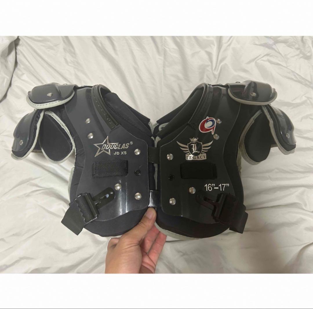 DOUGLAS ショルダーパッド 16\"-17\" ブラック