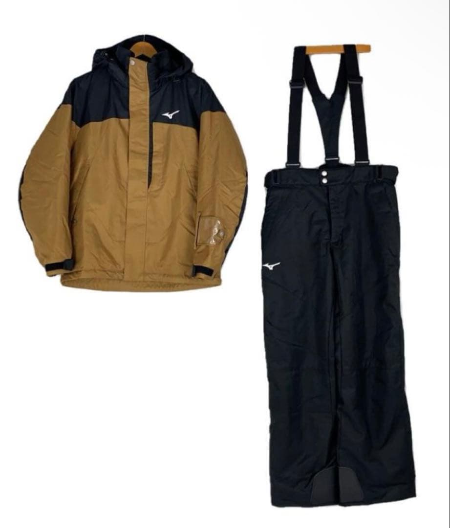 【お値下げ中！】Mizuno スキーウェア Mサイズ ブラウン/ブラック