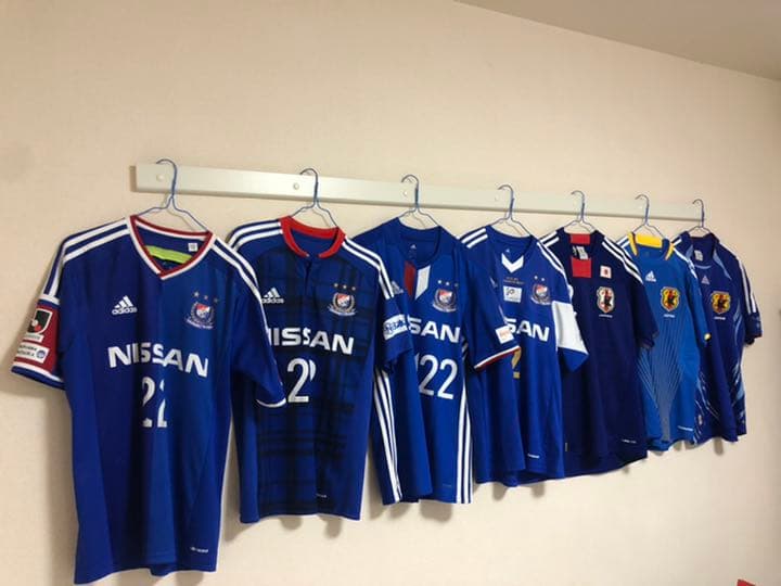 サッカー マリノス 日本代表 中澤佑二　ユニフォーム