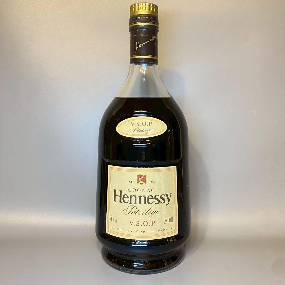 未開栓　Hennessy　V.S.O.P　ブランデー　1L　40%