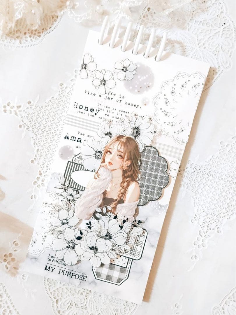 コラージュ素材　紙もの　素材紙　【2691】