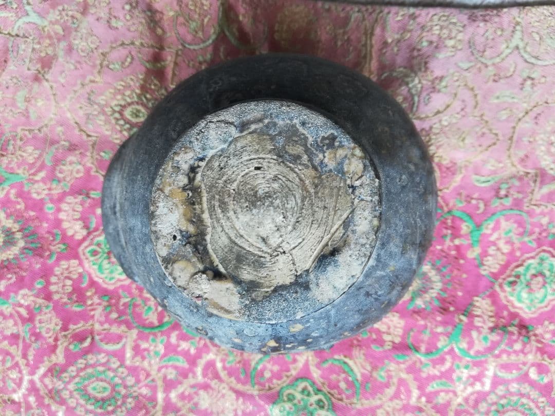 ♦安南 黒釉鳥形瓶 サワンカローク ソコタイ アンティーク骨董品コレクション