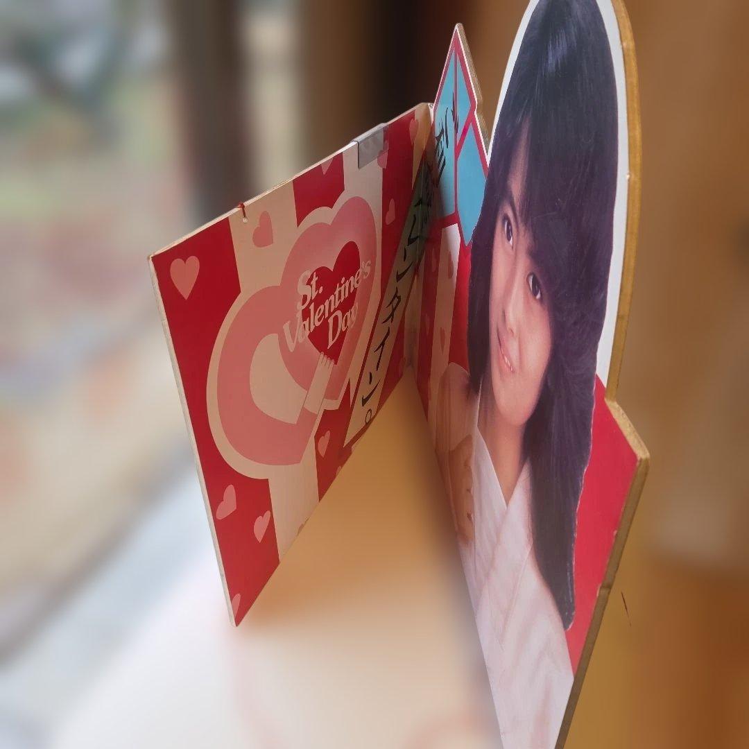 非売品　中山美穂80年代販促用看板バレンタイン