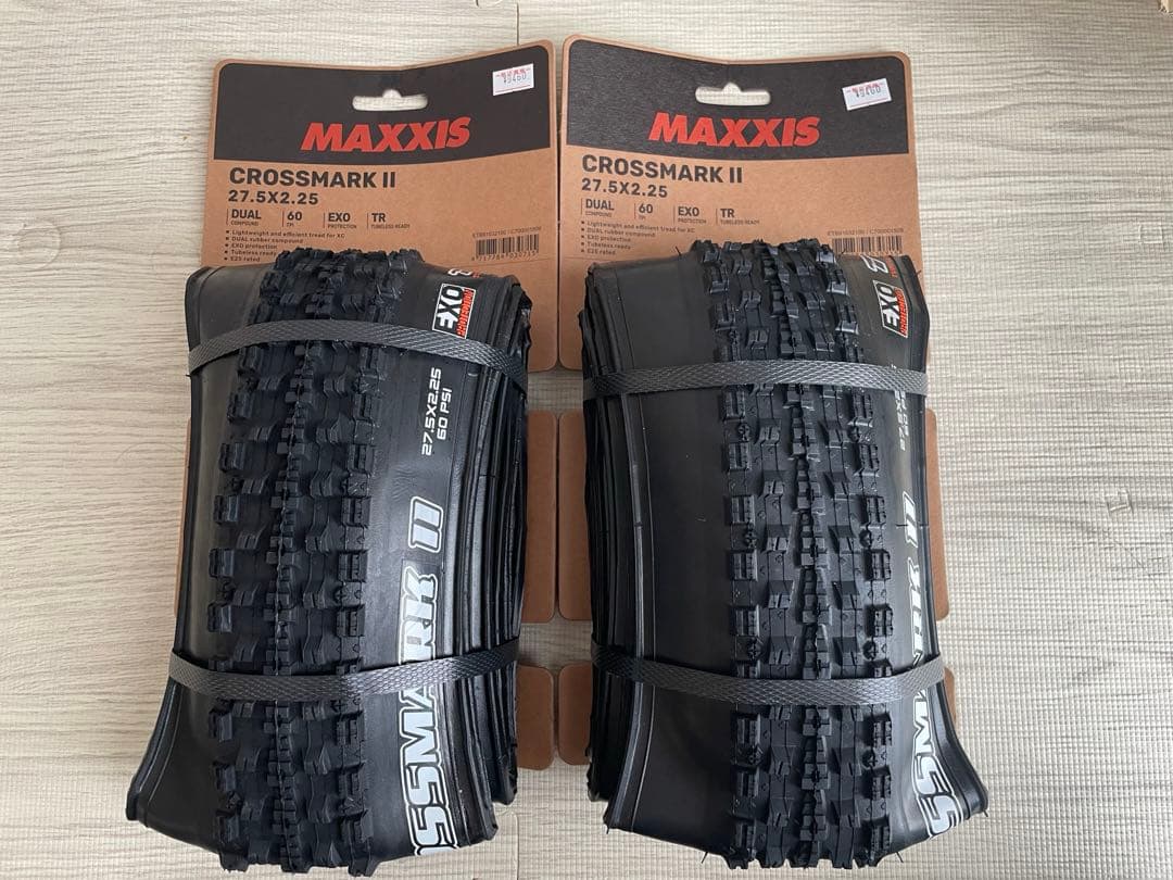 【新品】MAXXIS CROSSMARK II 27.5x2.25 2本セット