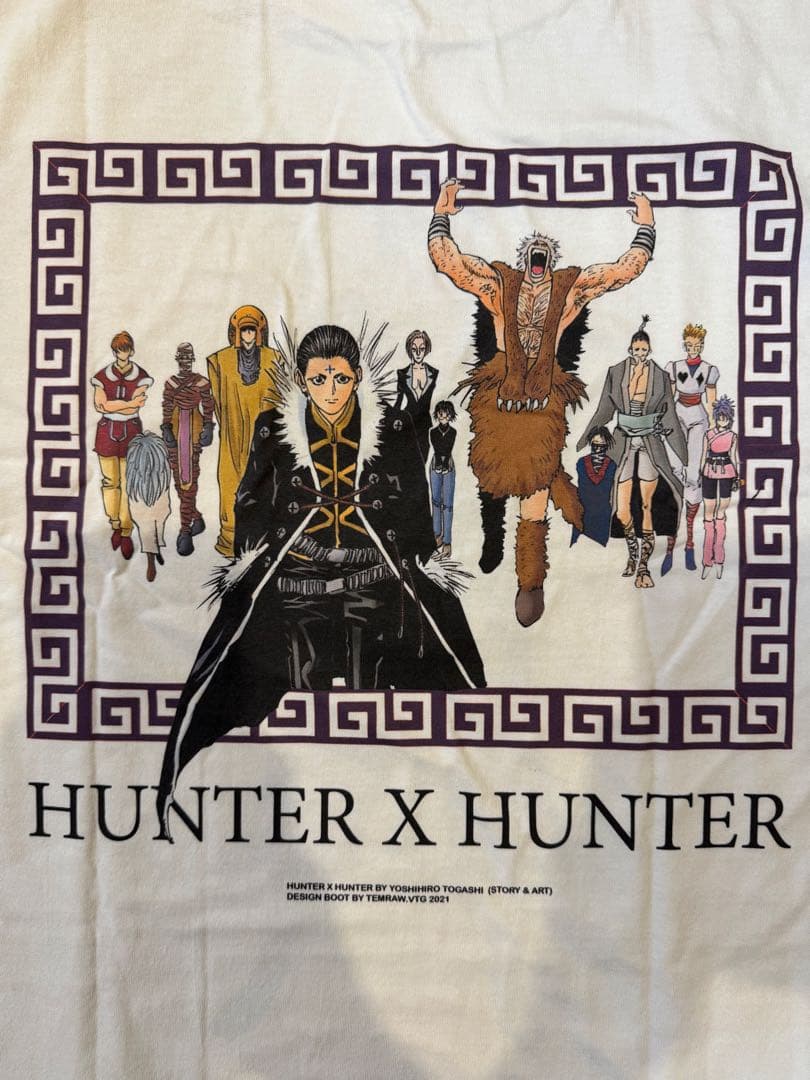 値下 HUNTER×HUNTER ハンターハンター クロロ ホワイト XL