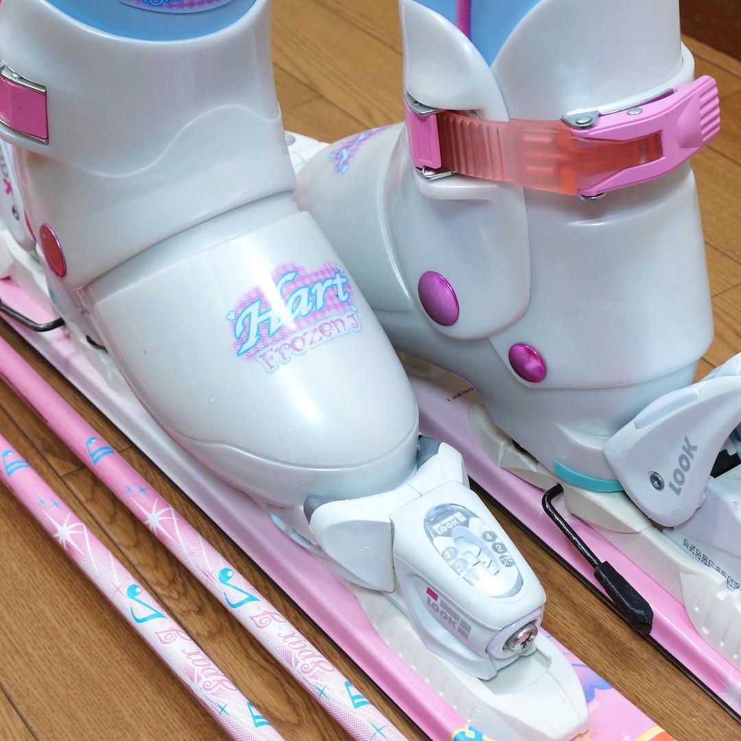 メンテ済 126cm 靴22cm KAZAMA スキーセット (130