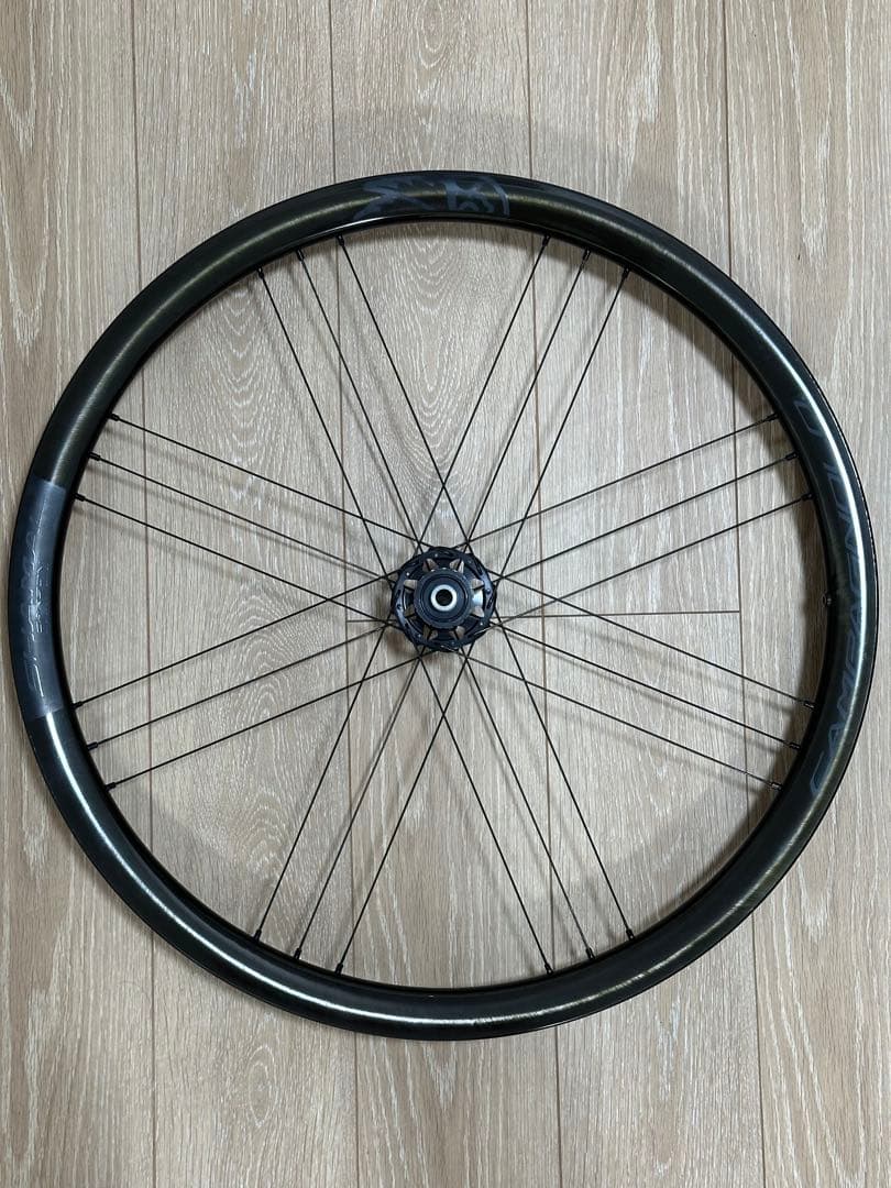 超美品カンパニョーロSHAMAL CARBON DB カーボンホイール前後セット