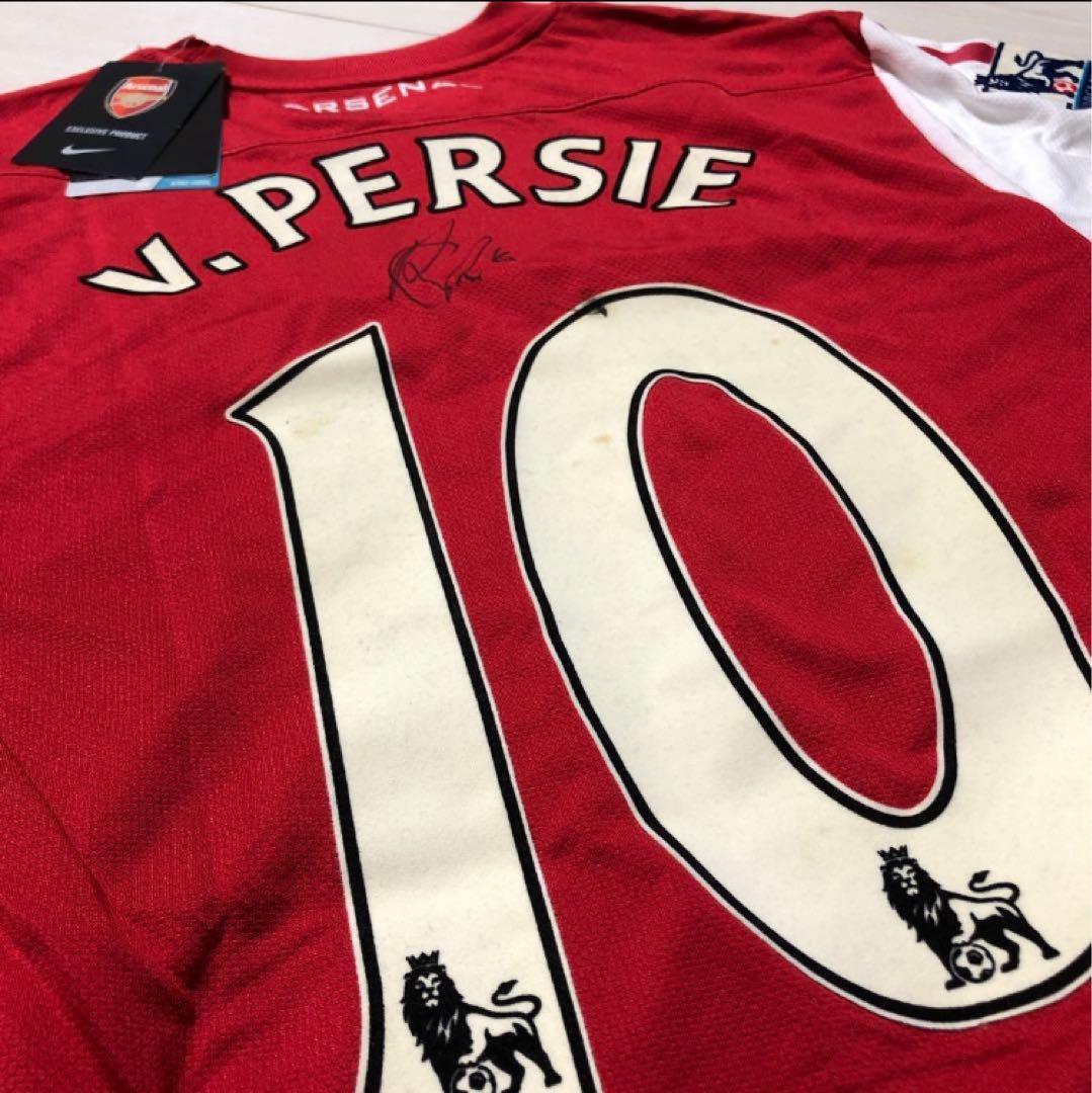 【タグ付き】ファンペルシー直筆サイン入ユニフォーム　アーセナル11/12ホーム