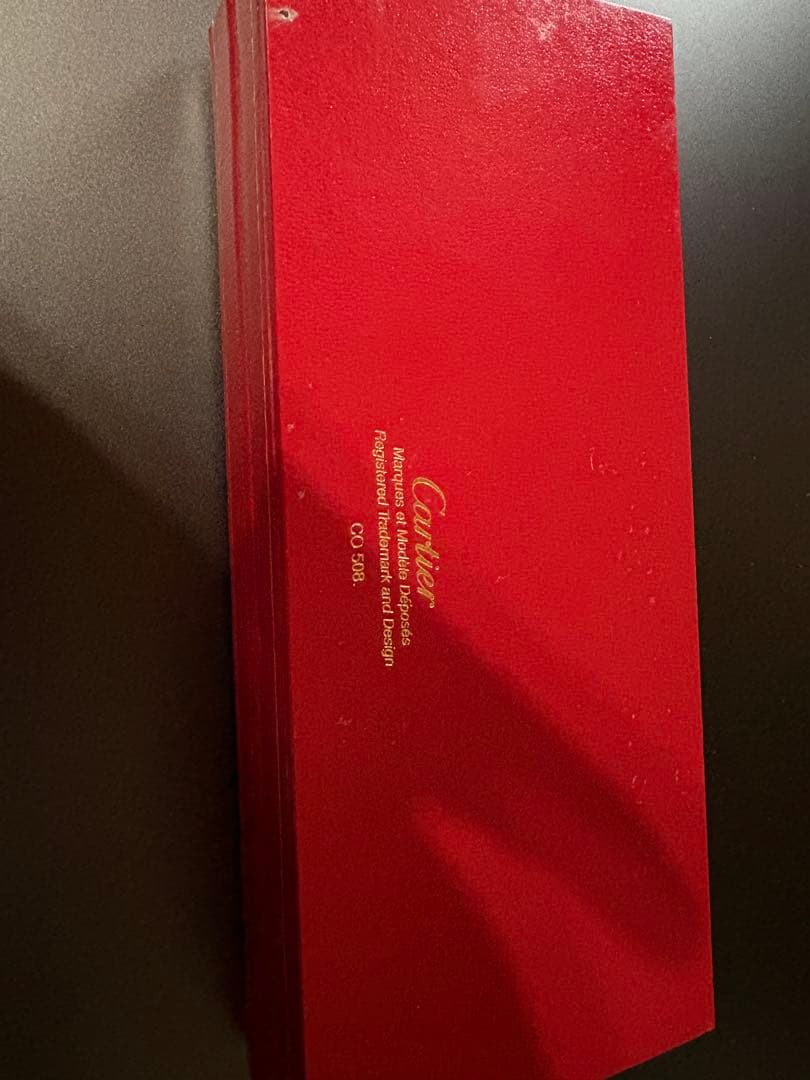 Cartier メタルボールペン グレー 専用ケース付き