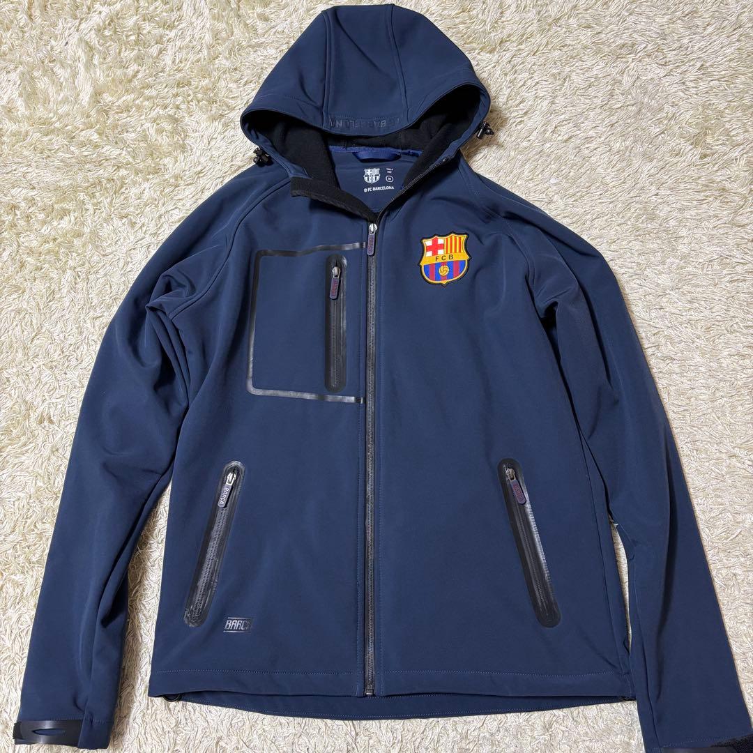 FCバルセロナ ソフトシェルジャケット ウインドブレーカー バルサ サッカー