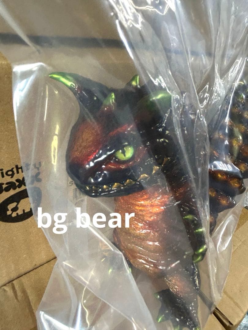 レオパ怪獣　ファイアーアゲート　ヤモリ　モンスター　可動　ソフビ　フィギュア