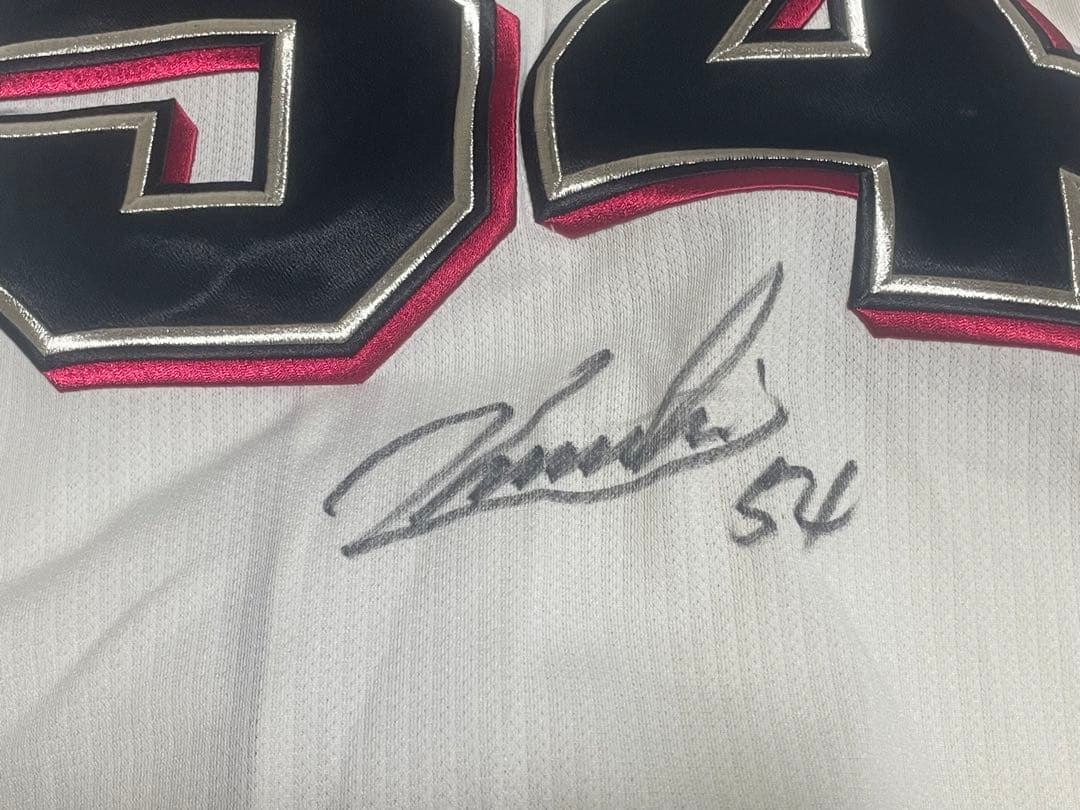 【激レア】【黒木知宏】数量限定引退記念ユニ 【直筆サイン入り】