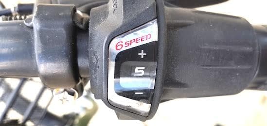 5段変速の26インチ自転車