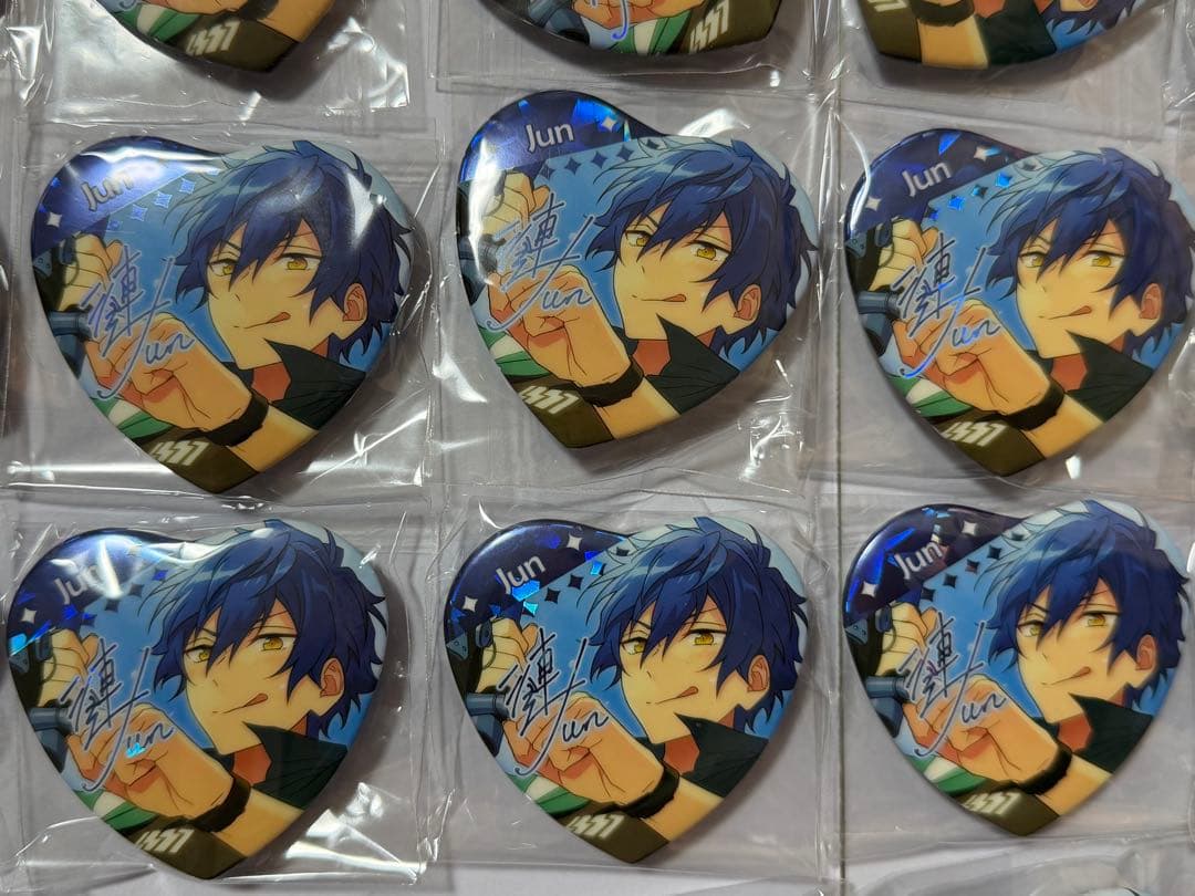 漣ジュン ハート缶バッジ