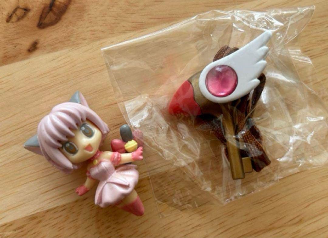 超希少！初期生産当時品❤︎カードキャプターさくら❤︎封印の鍵❤︎ミュウいちごフィギュア