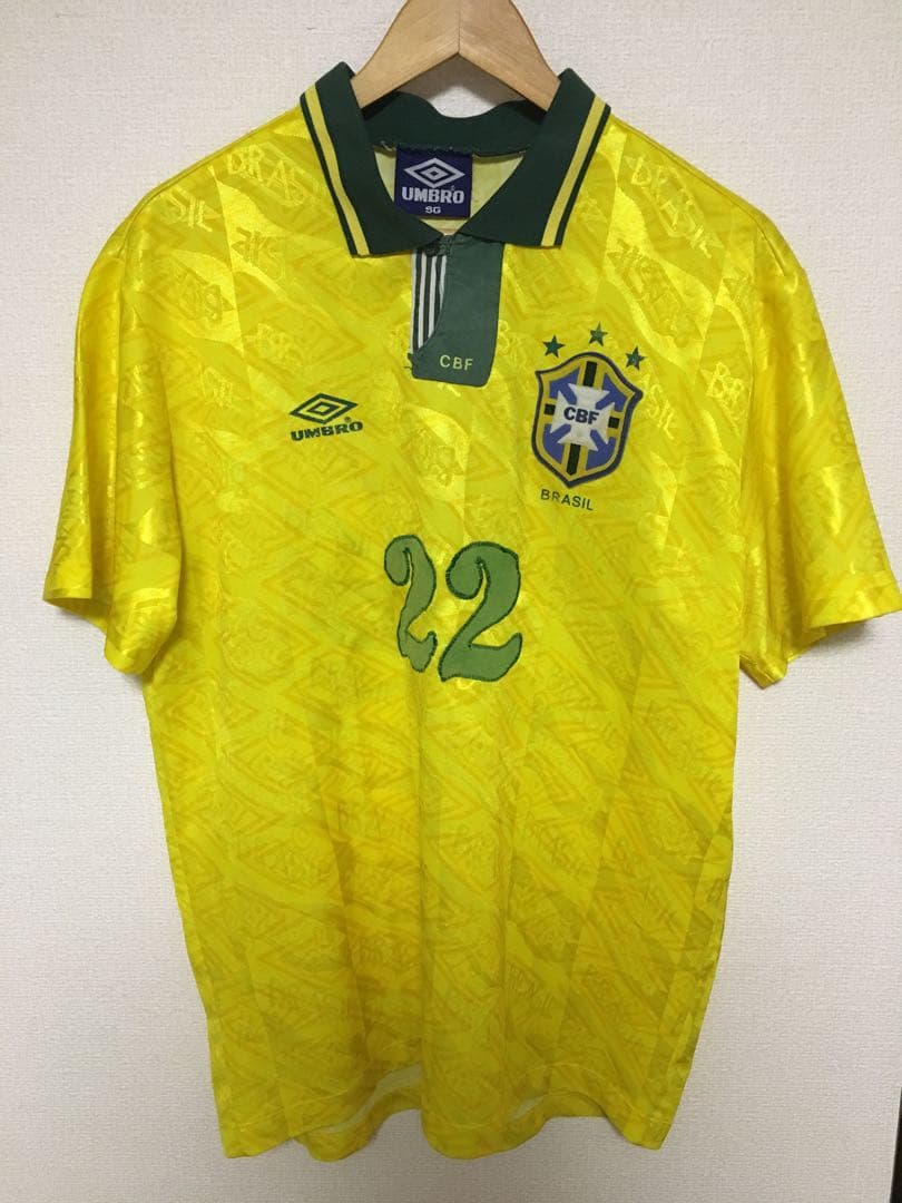ブラジル代表90年代選手用ユニフォーム　支給品　ビンテージユニフォーム