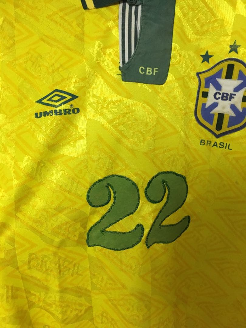 ブラジル代表90年代選手用ユニフォーム　支給品　ビンテージユニフォーム