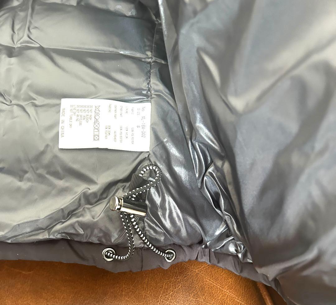 ◆◆◆未使用★マークアンドロナ★ダウンベスト★ブラック★Ｓ◆◆