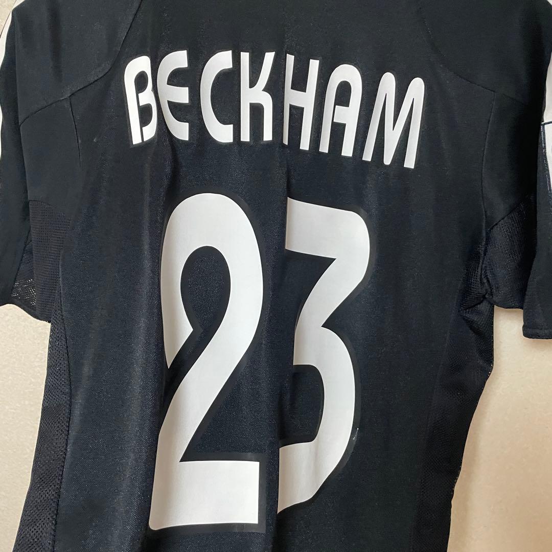 【正規品】ベッカム 04-05 レアルマドリード アウェイ ユニ 黒 M