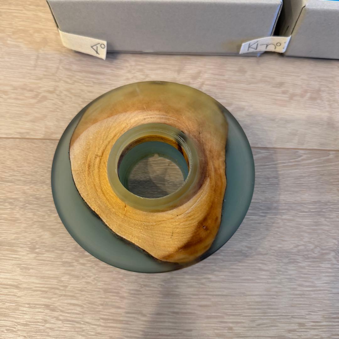 Ki-no キーノ ランタンシェード アンバーセット レジン ゴールゼロ