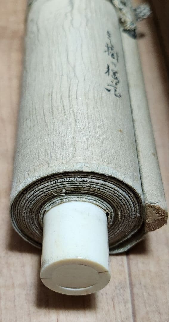 【桜花目白図】今井景樹 2669 サクラにメジロ 共箱 掛け軸 肉筆