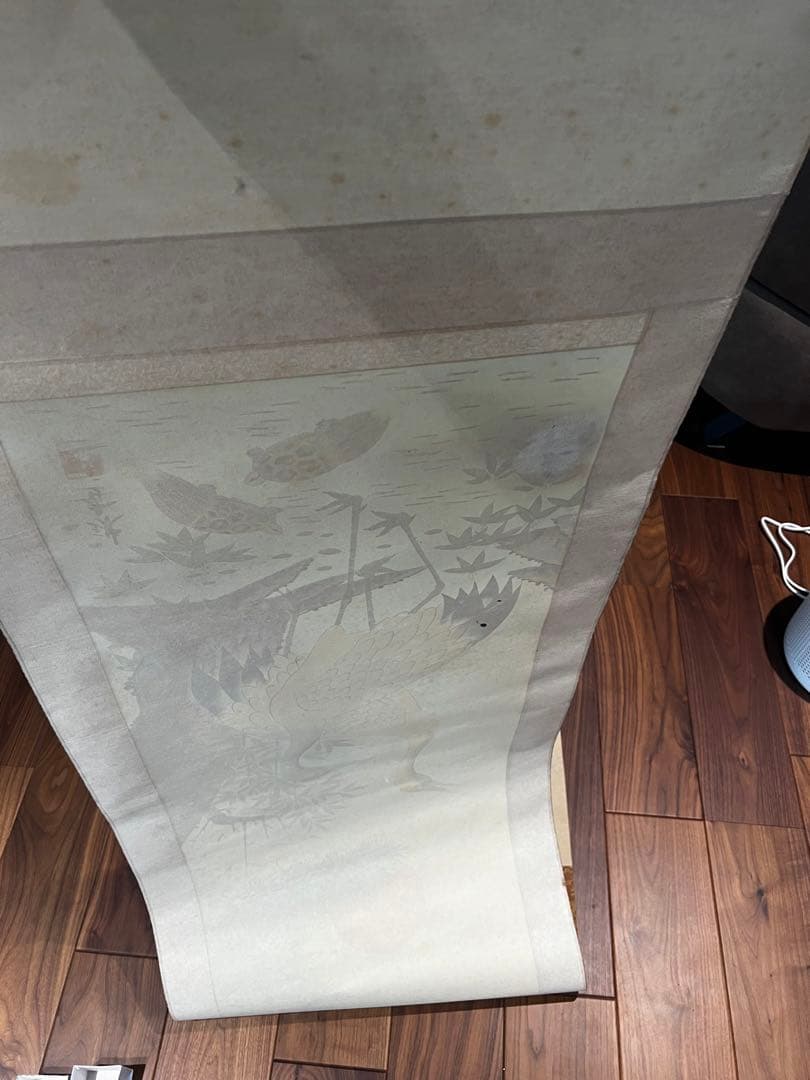 珠香「松竹梅鶴亀」掛軸